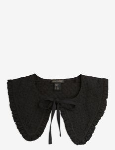 Lace collar - neckwarmer - black
