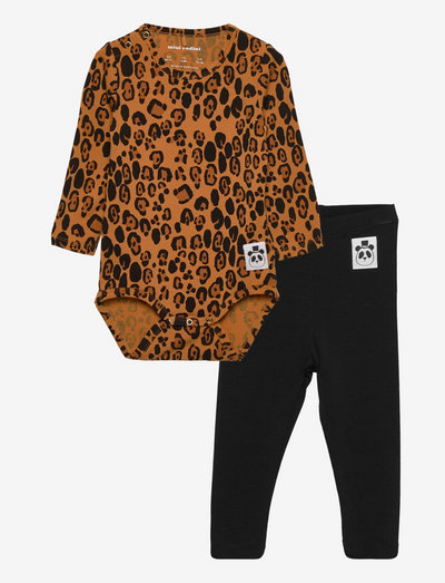 Basic leopard ls body + leggings - sets with body - multi