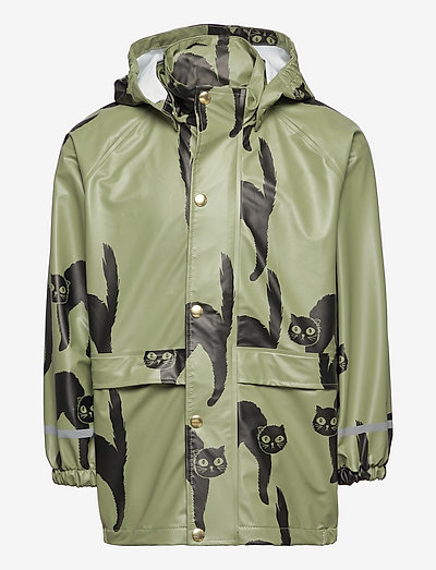 Catz Rain jacket - lined rainwear - green