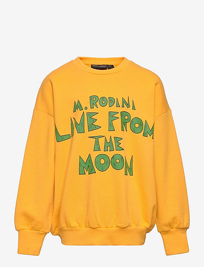 Live from the moon sweatshirt - sweatshirts - yellow