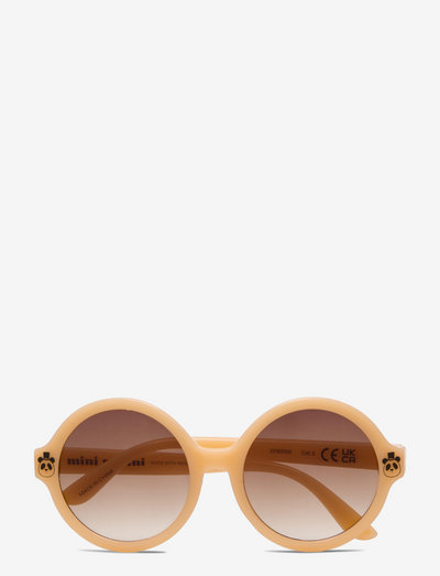 Round sunglasses - fylgihlutir - beige