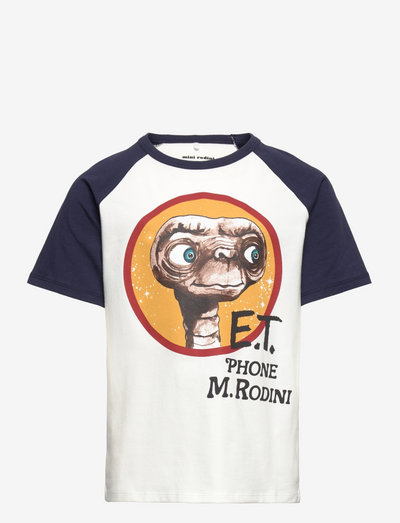 E.T. ss tee - mönstrad kortärmad t-shirt - white