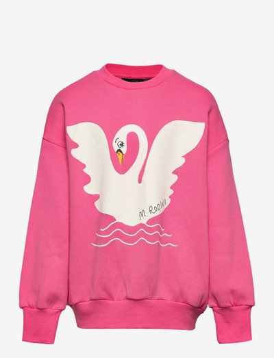 Swan sp sweatshirt - sweatshirts - pink