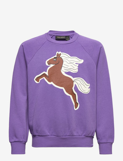 Horses sp sweatshirt - sweatshirts - purple