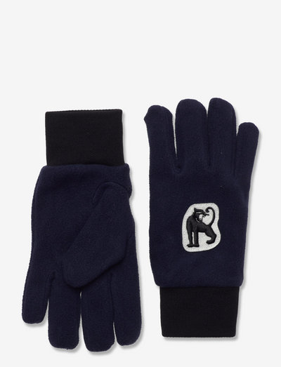 Microfleece gloves - cepures un cimdi - navy
