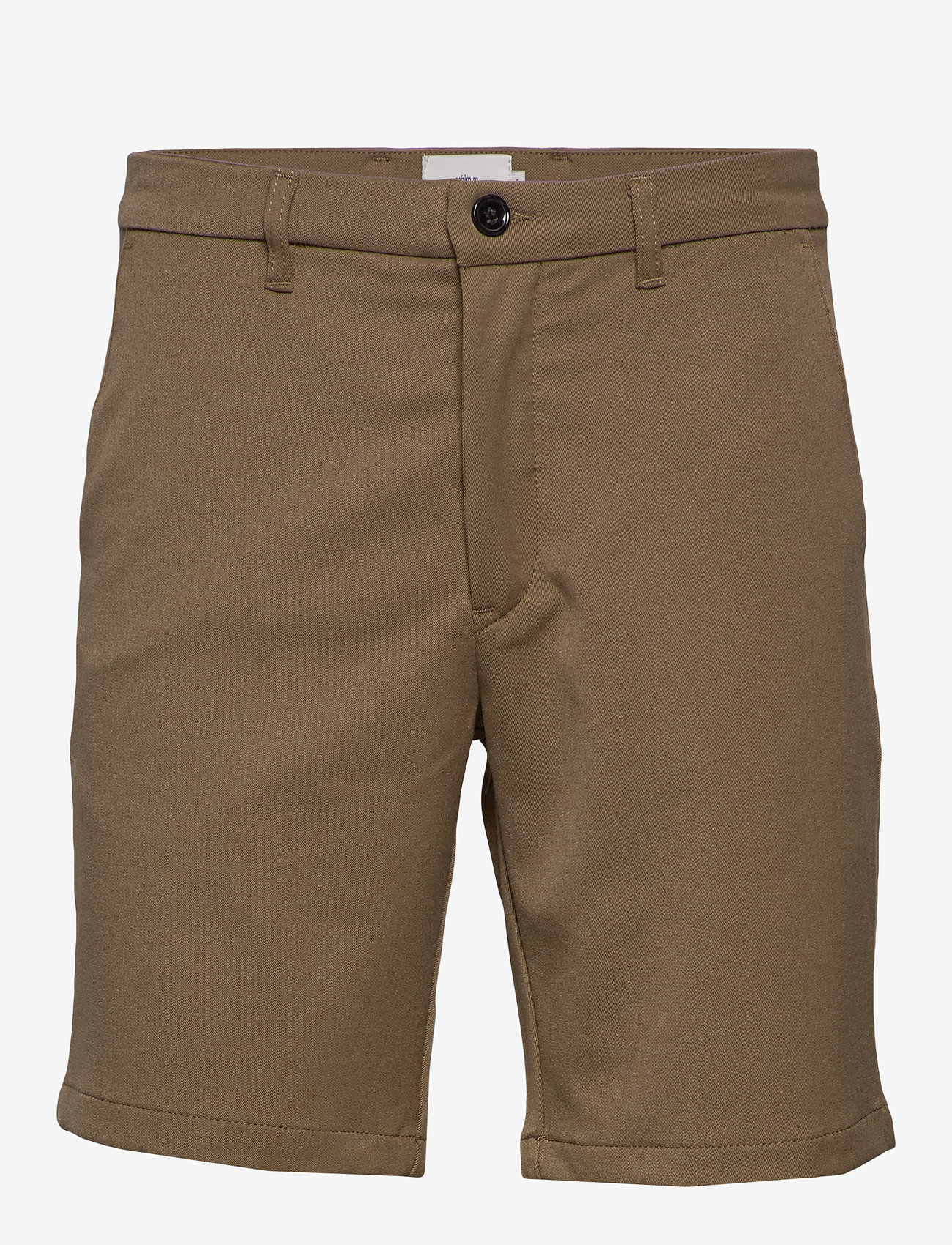 khaki tailored shorts