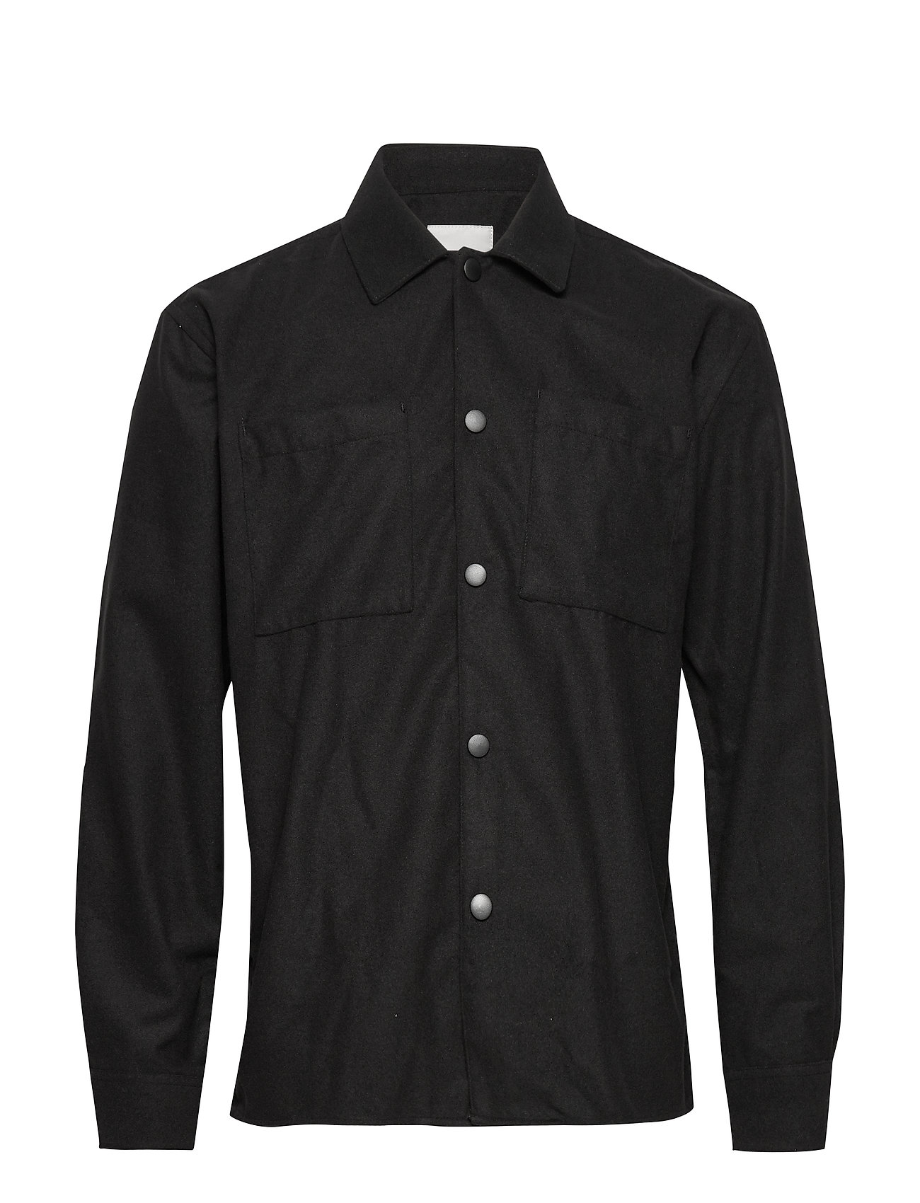 Minimum Fjell Skjorta Casual Svart [Color: BLACK ][Sex: Men ][Sizes: S,M ]