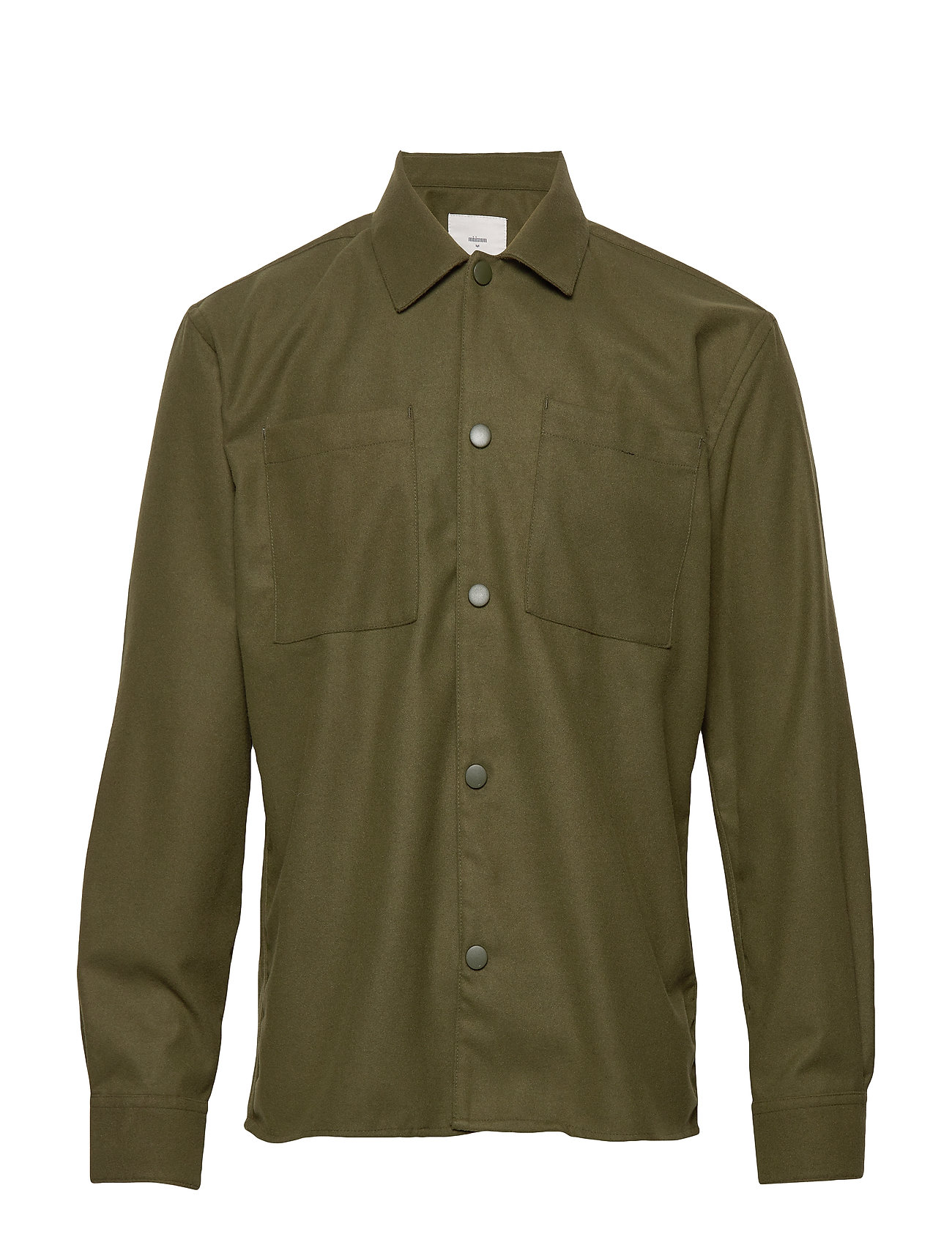 Minimum Fjell Skjorta Casual Grön [Color: RACING GREEN ][Sex: Men ][Sizes: S,M ]