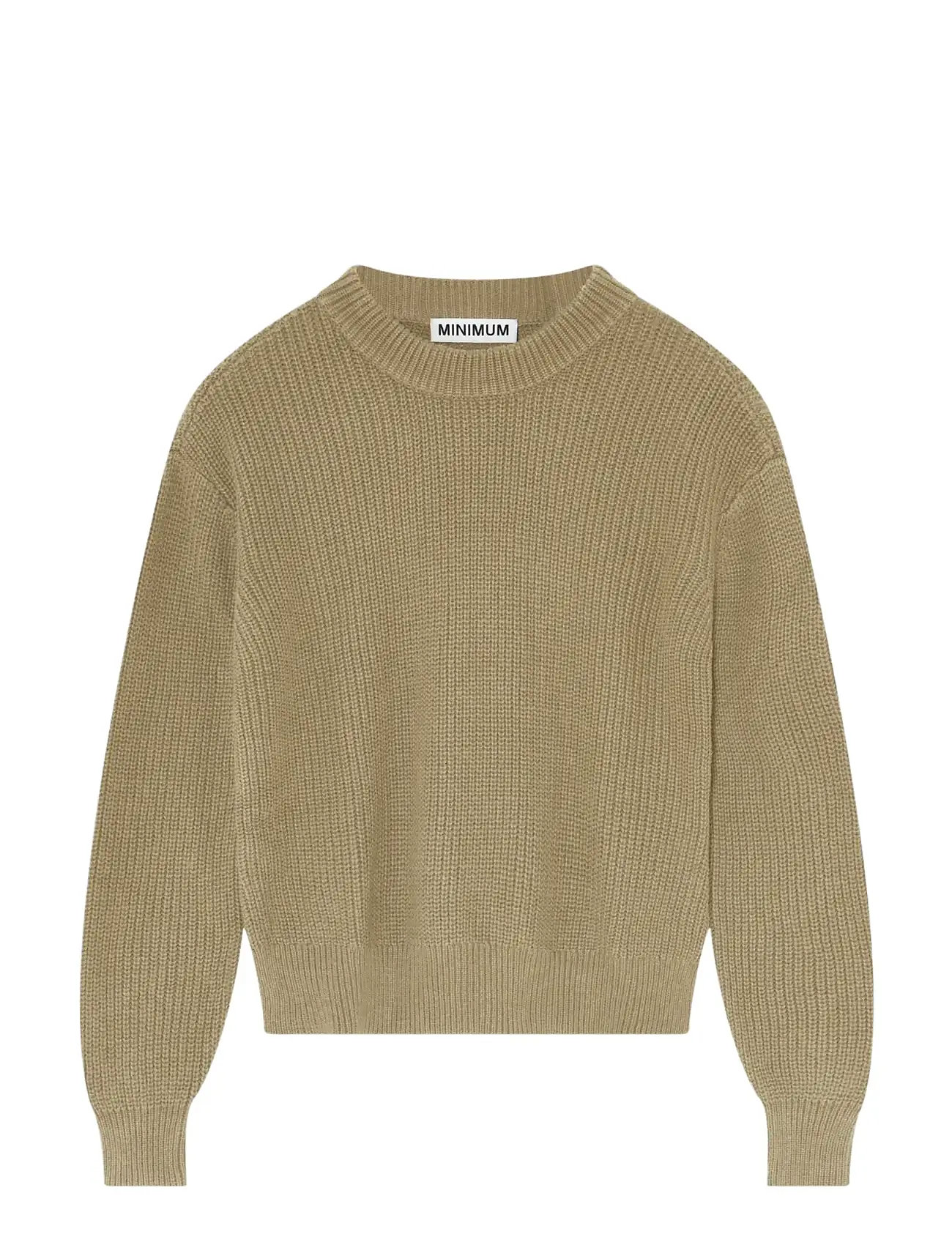 MINIMUM Mikala Jumper G006 Gots Beige - M - Damen