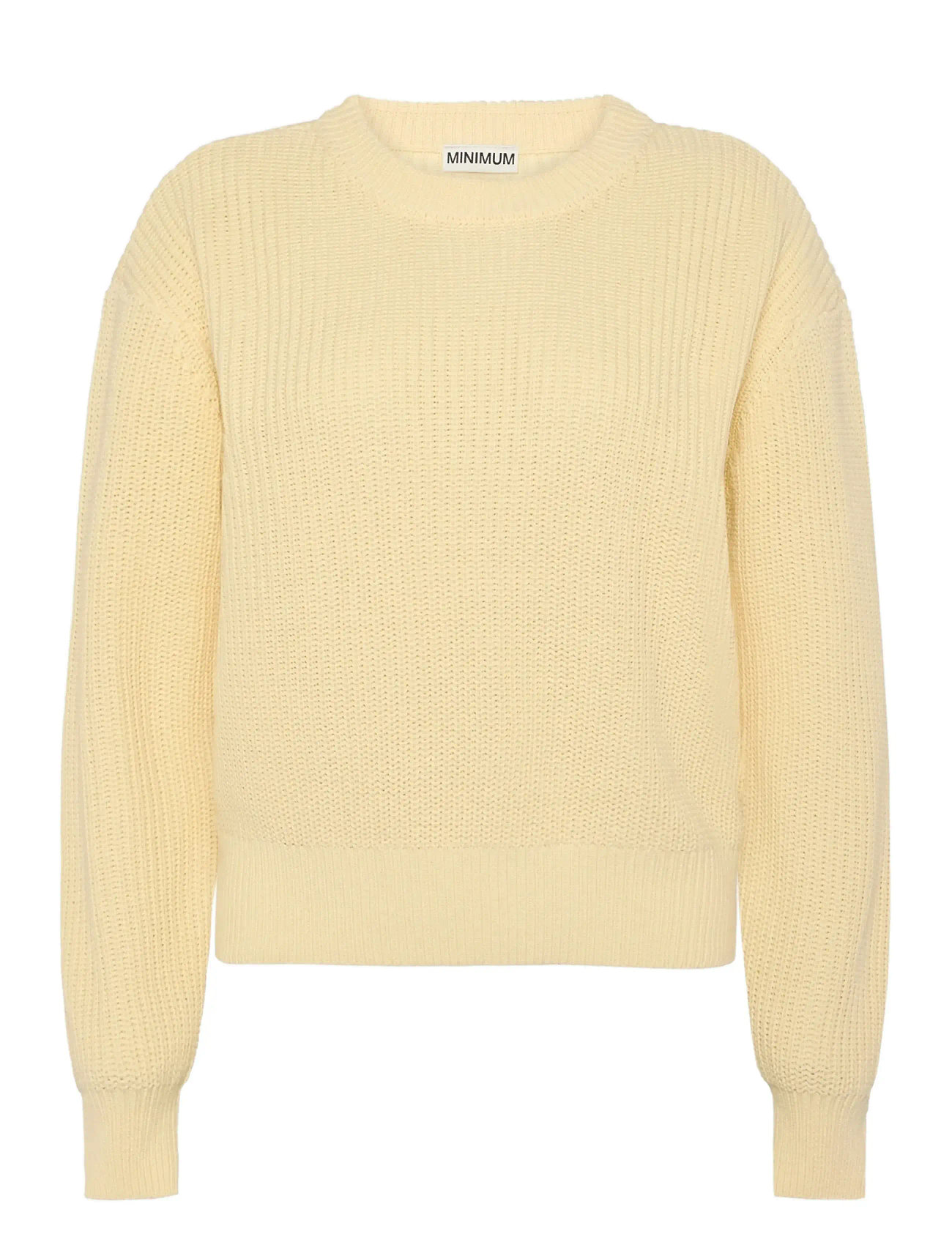MINIMUM Mikala Jumper G006 Gots Gelb - M - Damen