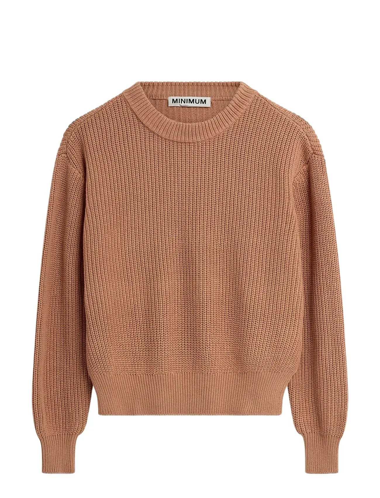 MINIMUM Mikala Jumper G006 Gots Braun - M - Damen