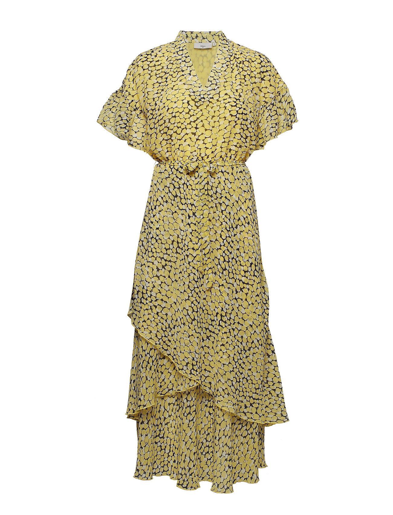 Agni Jurk Knielengte Geel Minimum minimum kopen in de aanbieding Agni Jurk Knielengte Geel Minimum minimum kopen in de aanbieding