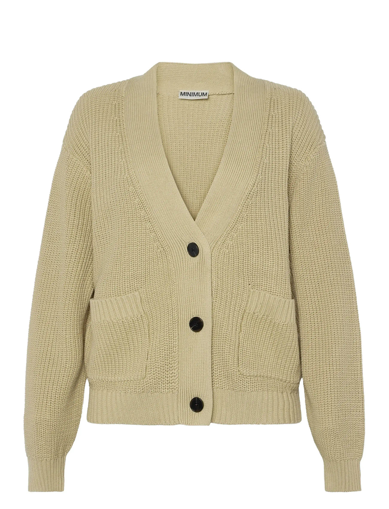 MINIMUM Gala Cardigan G006 Gots Beige - L - Damen