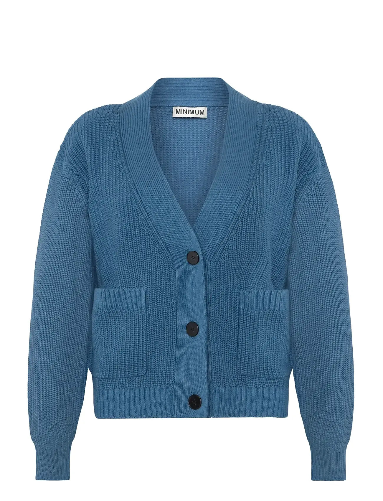 MINIMUM Gala Cardigan G006 Gots Blau - XL - Damen
