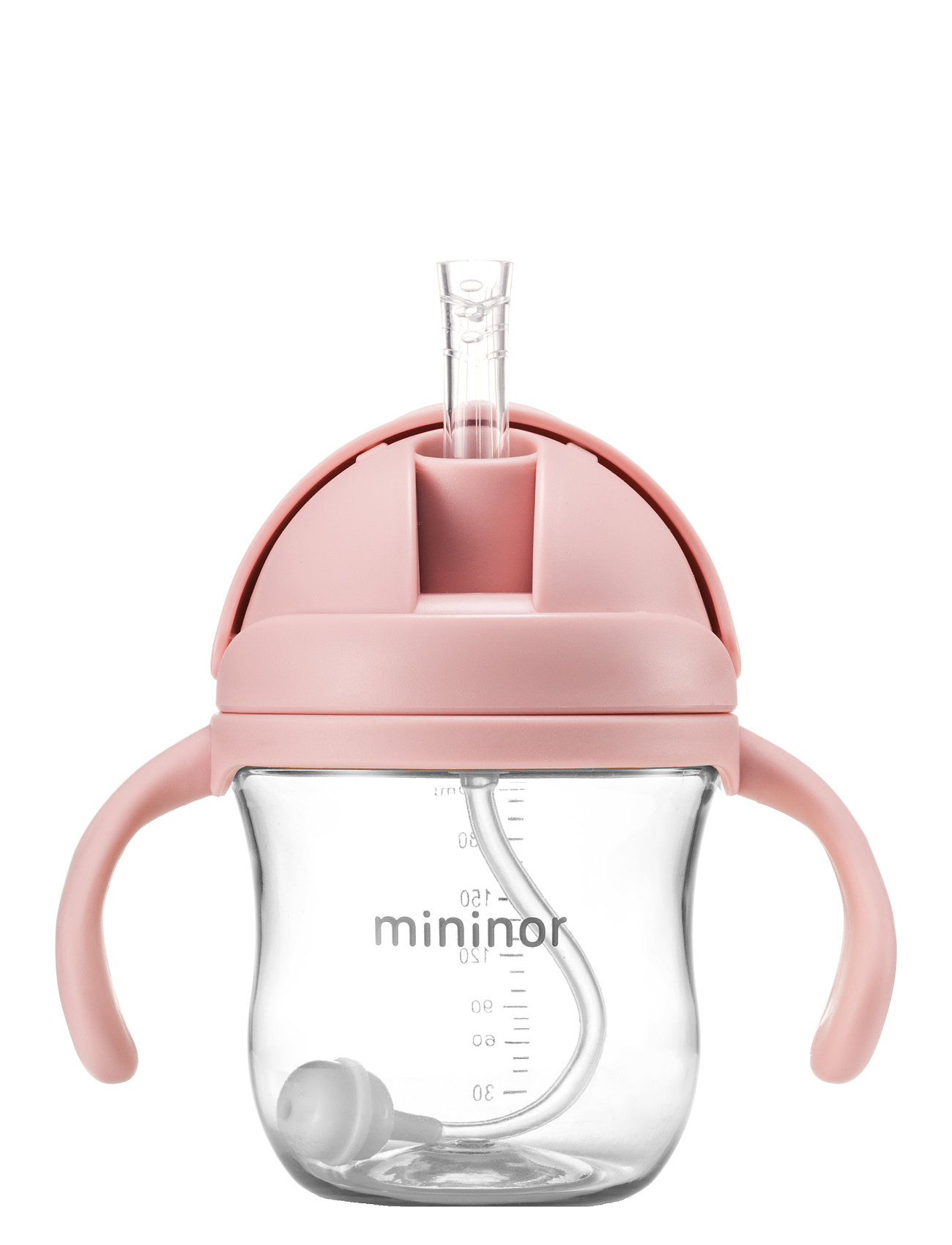 Mininor Straw Bottle Tritan Rosa