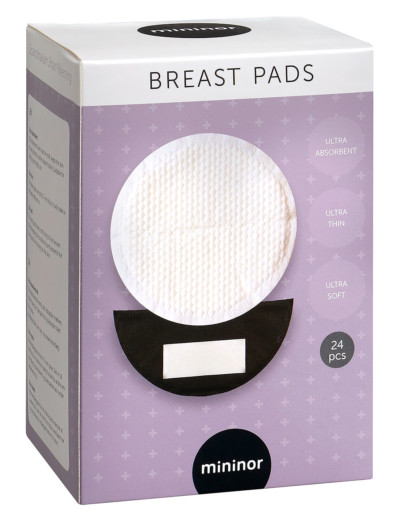 Mininor Breast Pads Black Vit