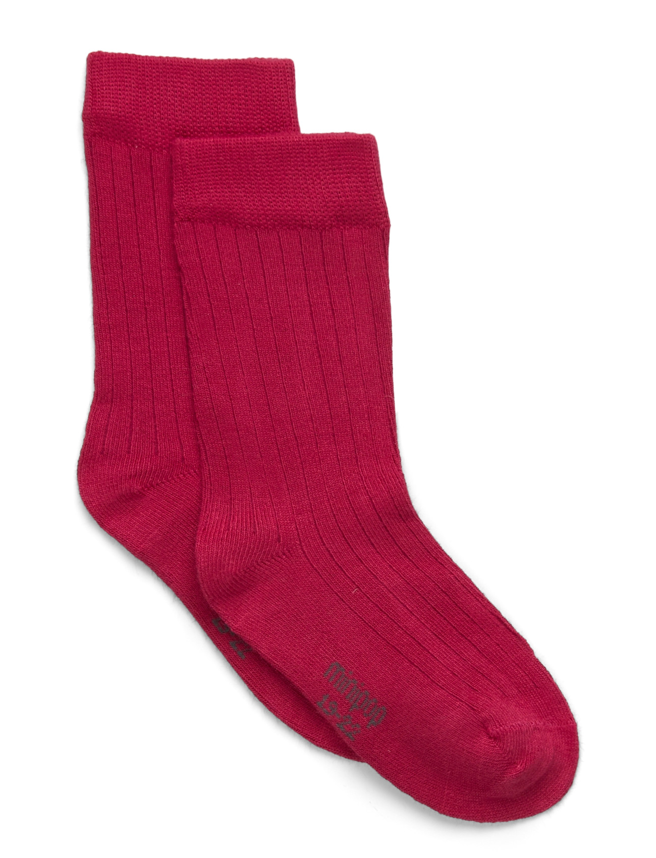 minipop Minipop Bamboo Socks, 19/22Y, Red, Sokker & Strømpebukser > Sokker, Børn