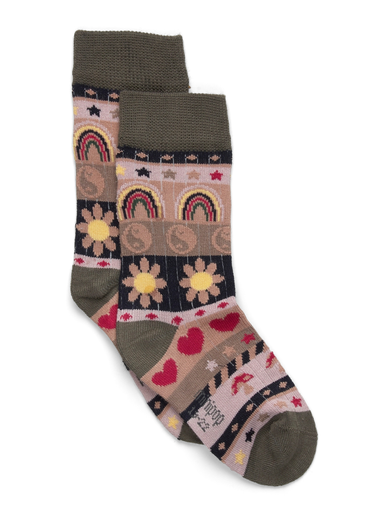 minipop Minipop Bamboo Mix Socks, 35/38Y, Khaki green, Sokker & Strømpebukser > Sokker, Børn