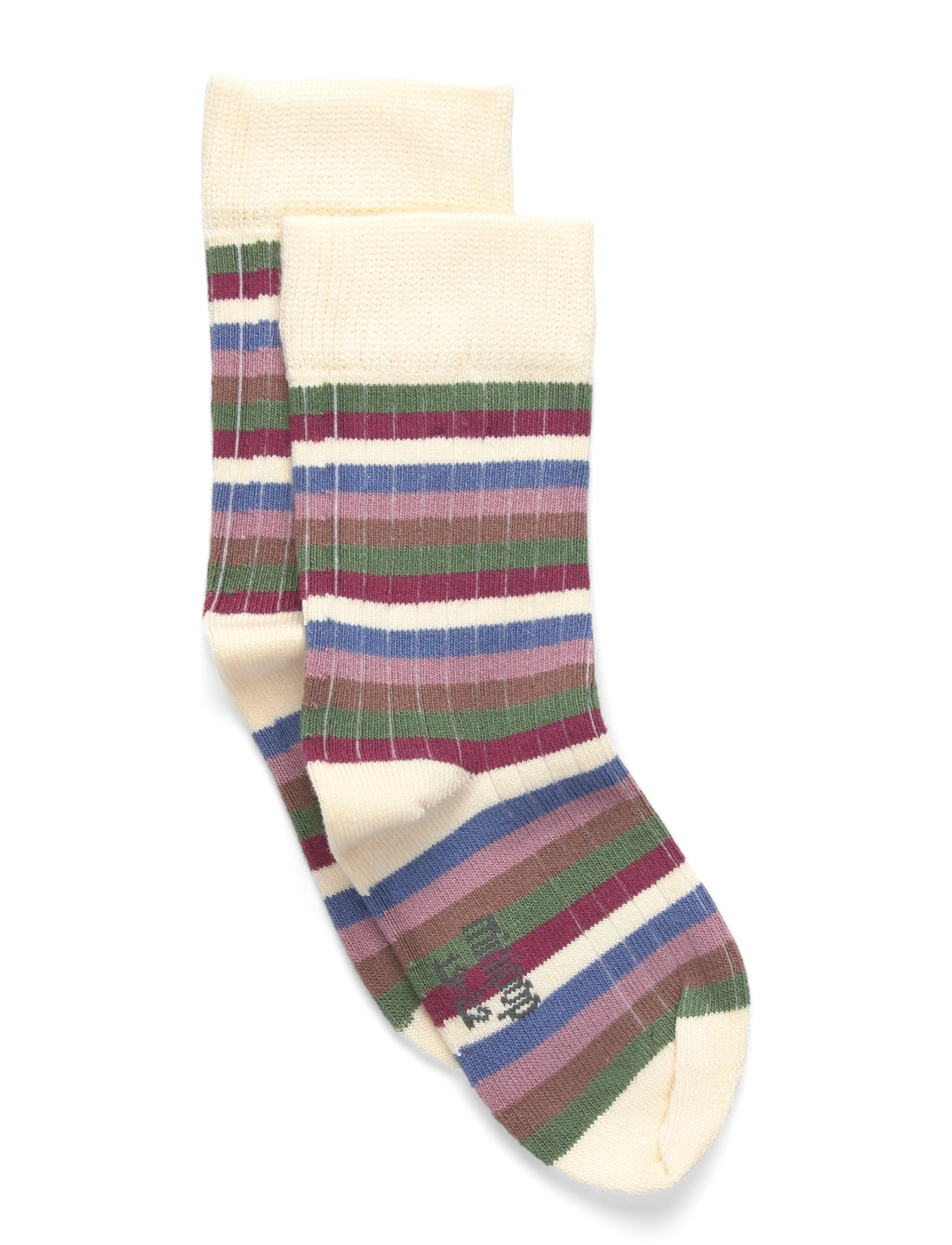 minipop Minipop Bamboo Multi Stripe Socks, 19/22Y, Multi/patterned, Sokker & Strømpebukser > Sokker, Børn