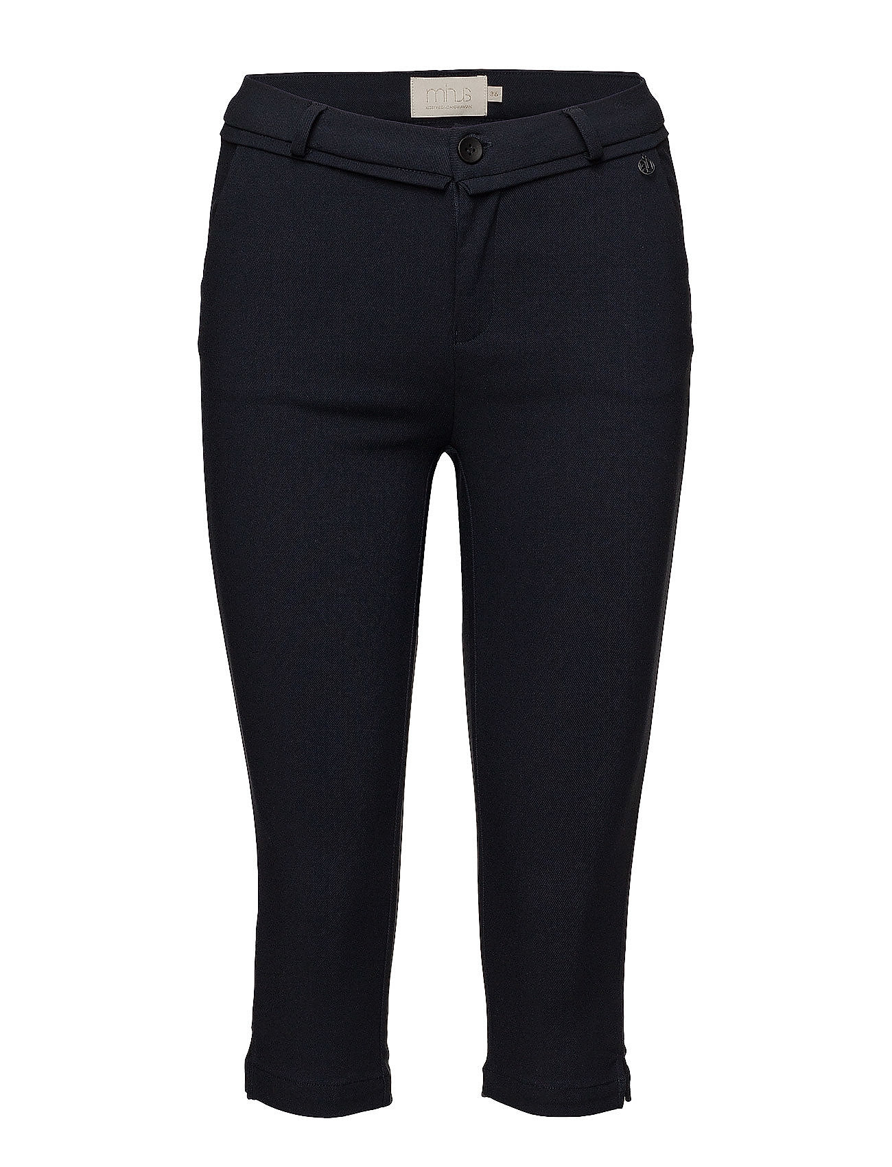 Carma Cropped Pants Slimfit Broek Skinny Zwart Minus minus kopen in de aanbieding Carma Cropped Pants Slimfit Broek Skinny Zwart Minus minus kopen in de aanbieding