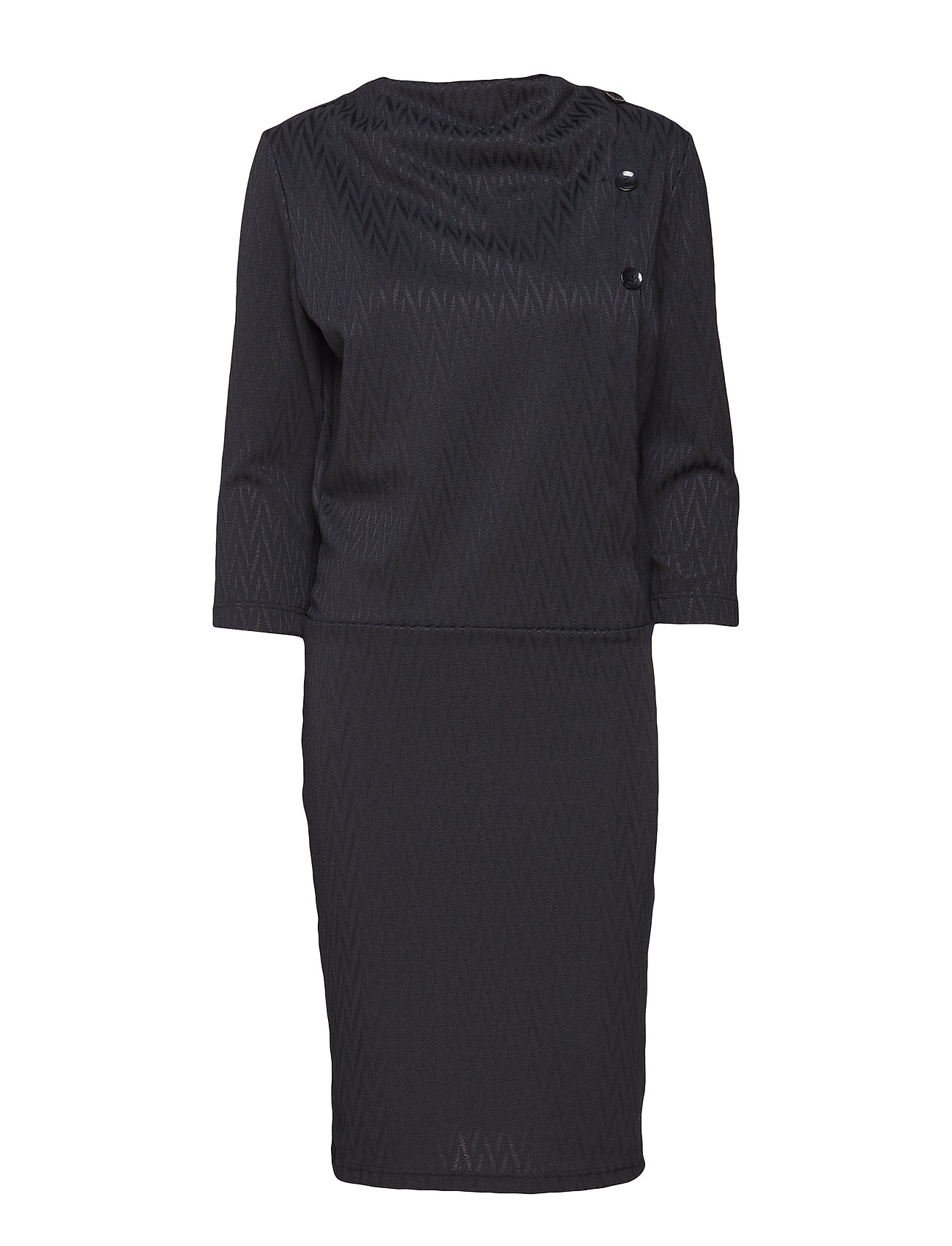 Delia Dress Jurk Knielengte Blauw Minus minus kopen in de aanbieding Delia Dress Jurk Knielengte Blauw Minus minus kopen in de aanbieding