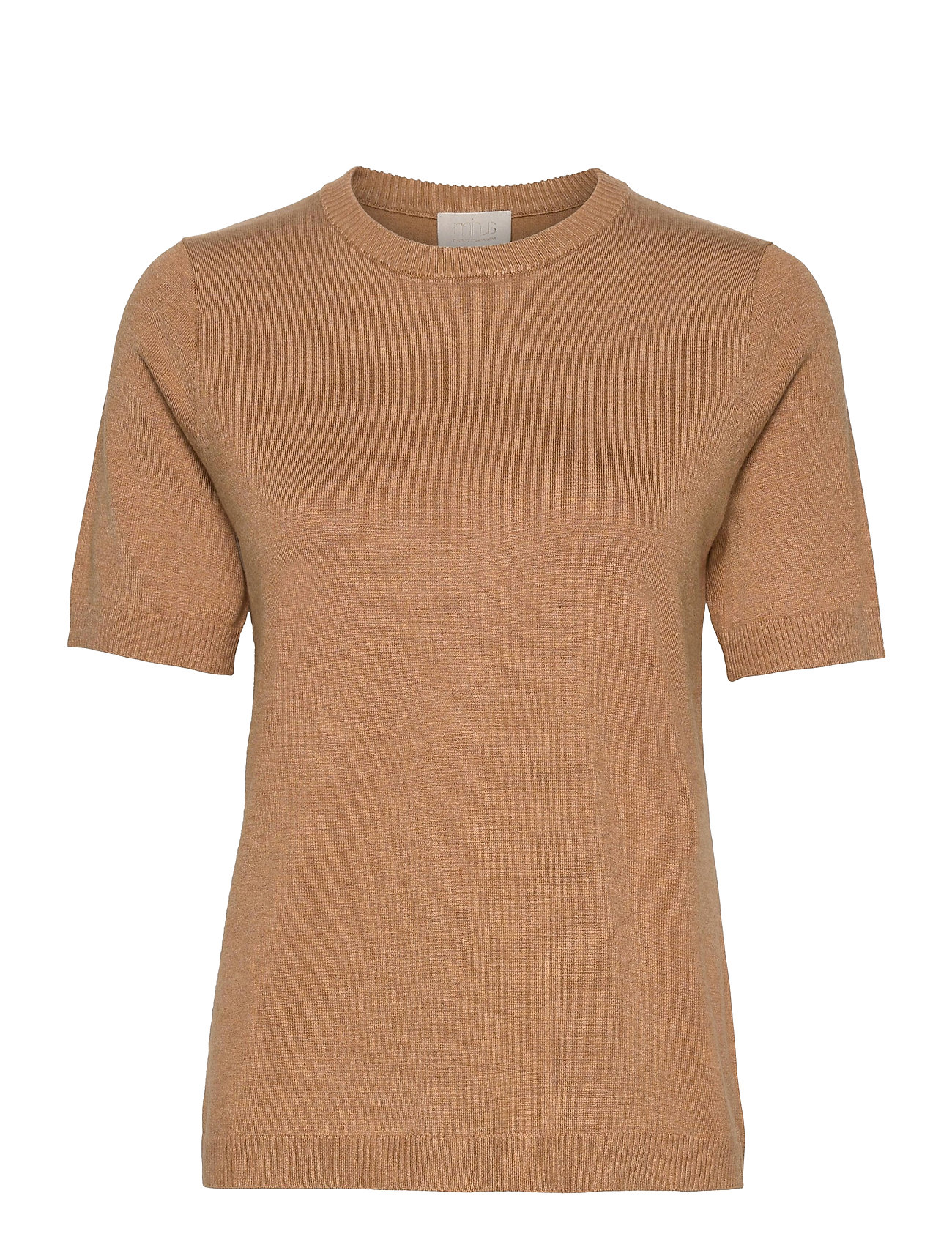 Minus "Pamela Strik T-Shirt Tops Knitwear Jumpers Brown Minus"