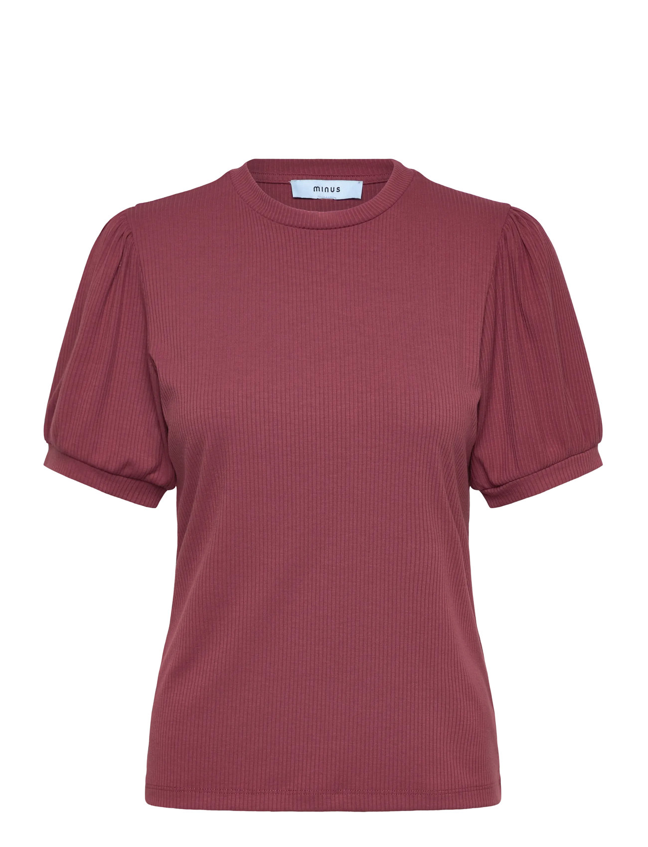 Minus Johanna T-Shirt, XXL, Burgundy, T-Shirts & Toppe > Kortærmede, Dame