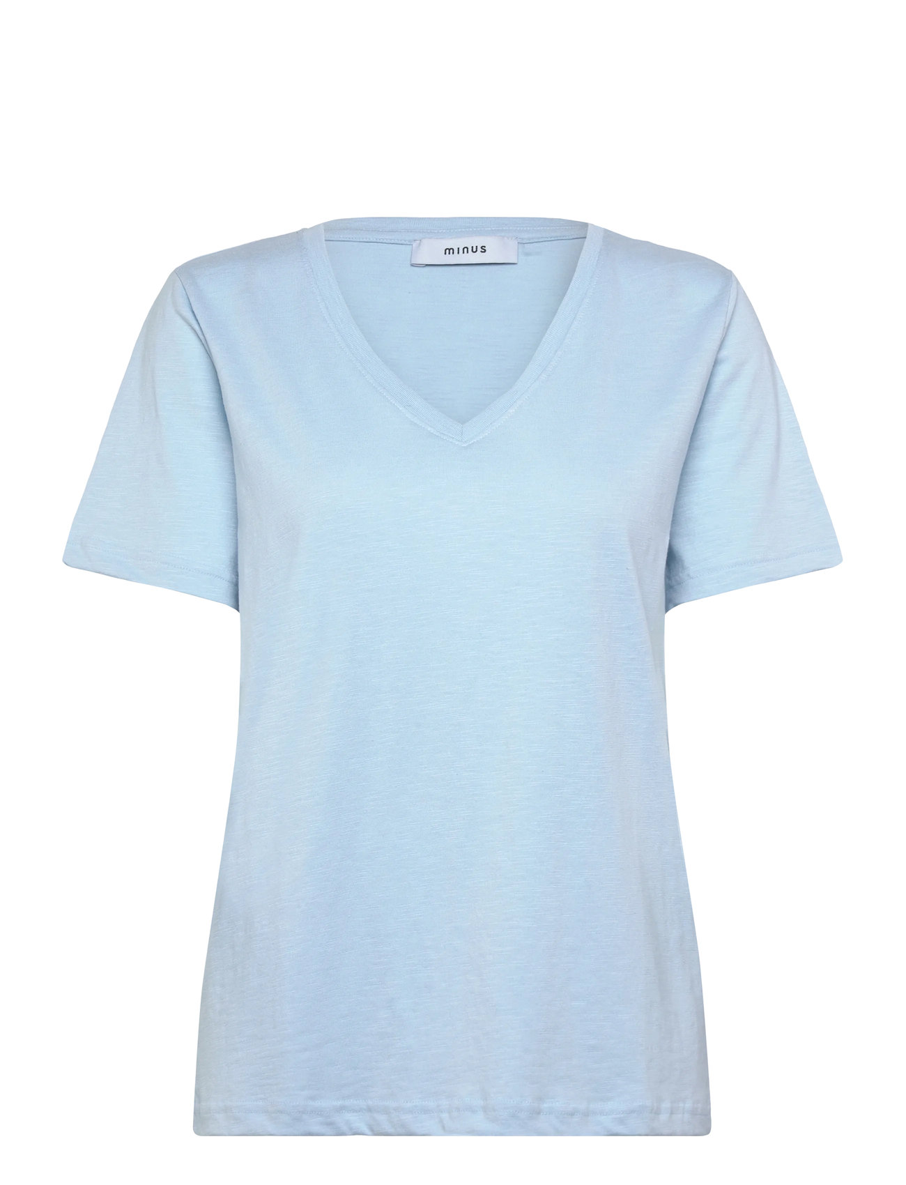 MINUS Leti V-Hals T-Shirt Blau - XS - Damen