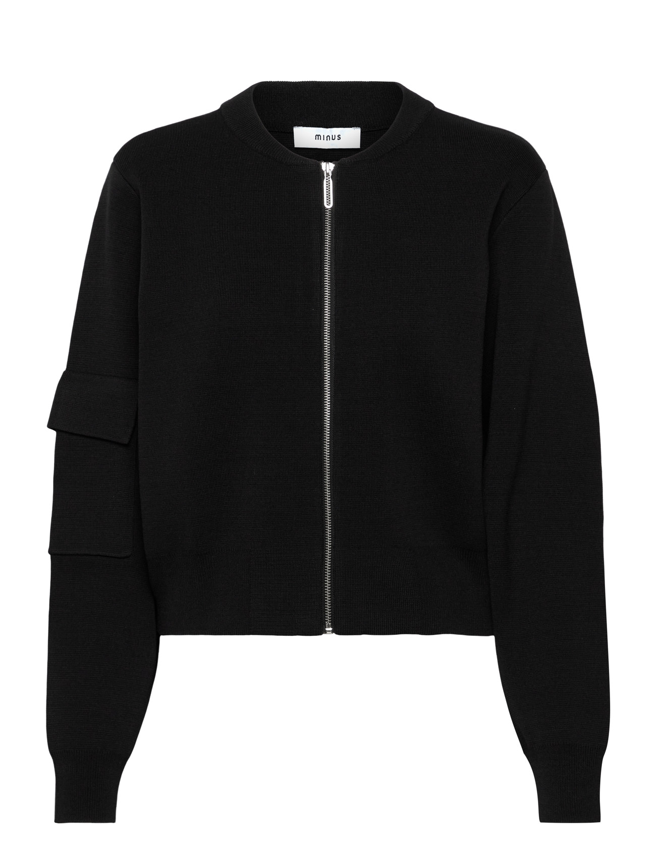 Minus Msekira Knit Cardigan, L, Black, Strik > Cardigans, Dame