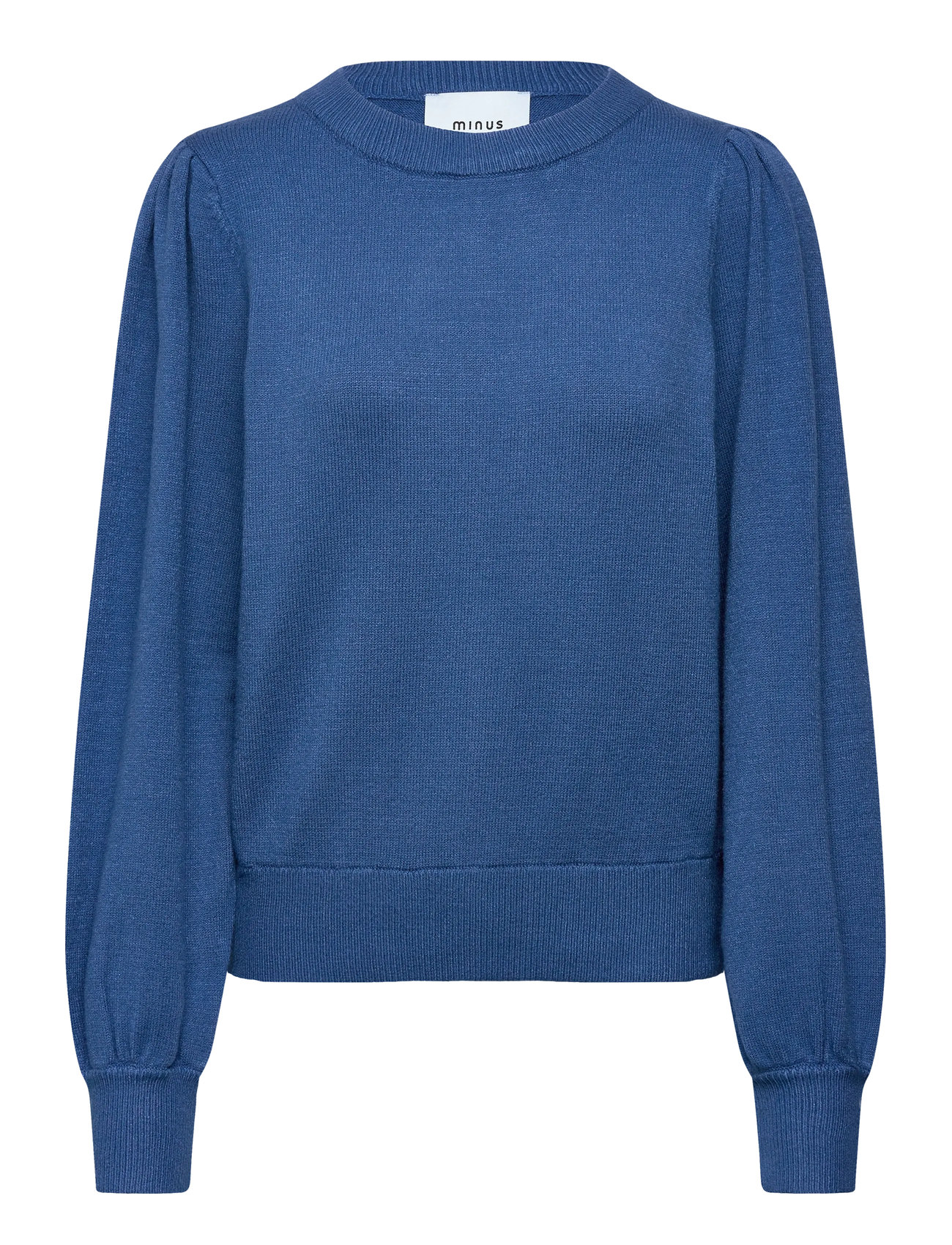 MINUS Msjudy Runder Hals Pullover Blau - S - Damen