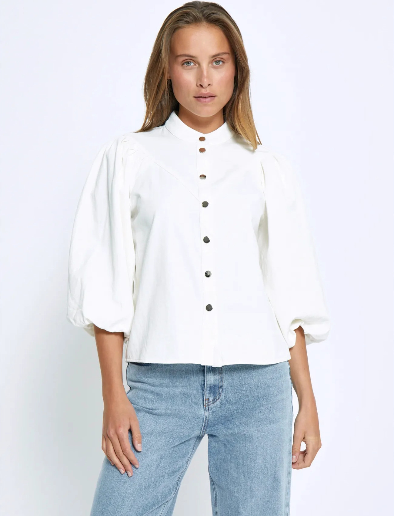 Minus Mssigga Shirt, 38, White, Bluser > Kortærmede, Dame