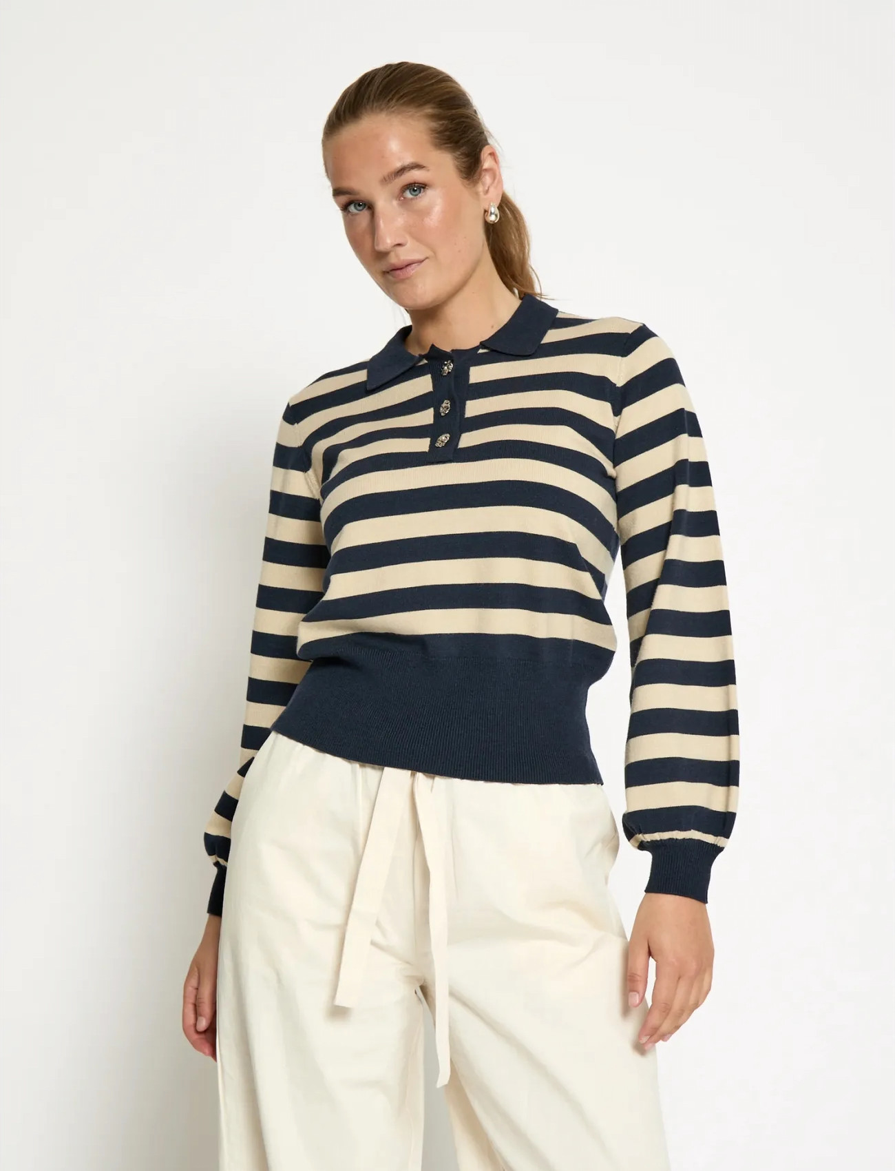 Minus Msaliana Knit Pullover, S, Multi/patterned, Strik > Trøjer, Dame