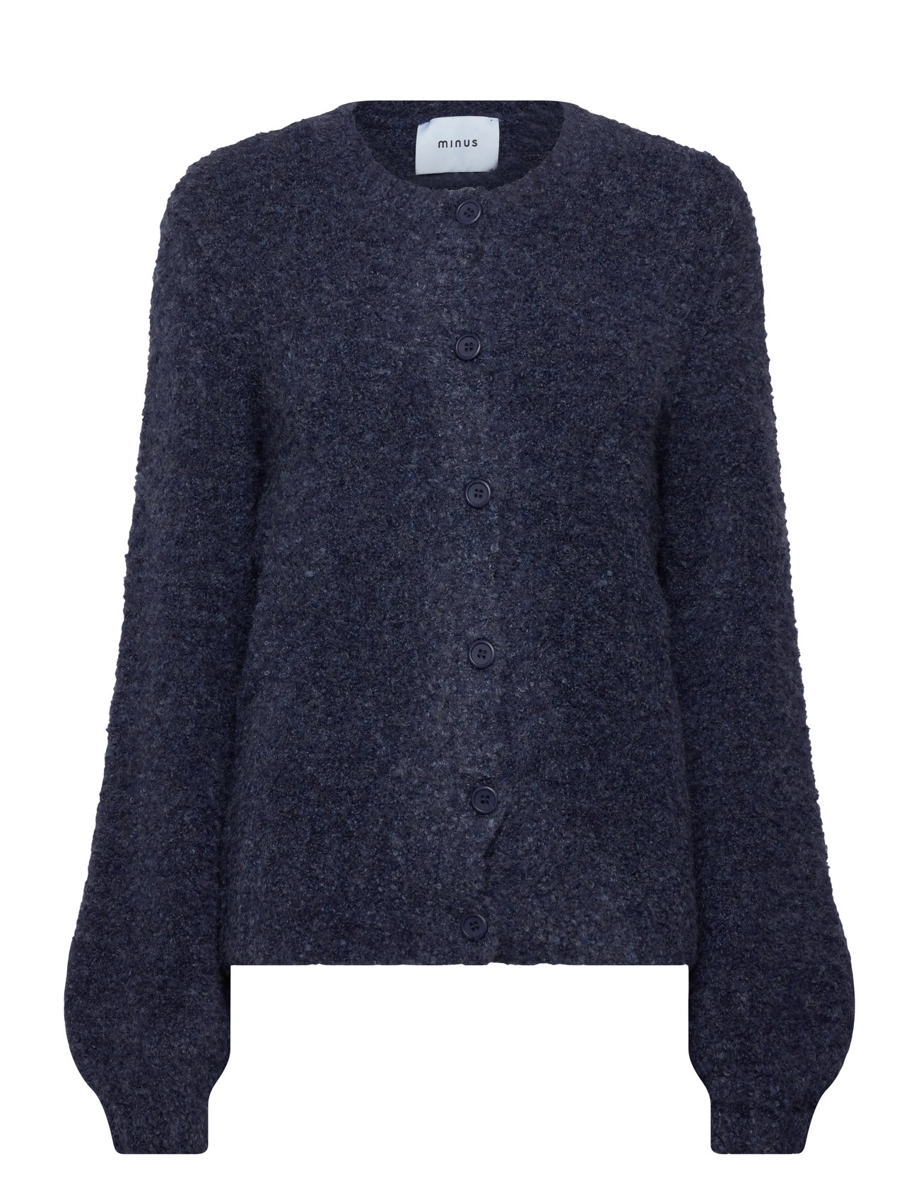 Minus Msjennie Grs Knit Cardigan, M, Navy, Strik > Cardigans, Dame
