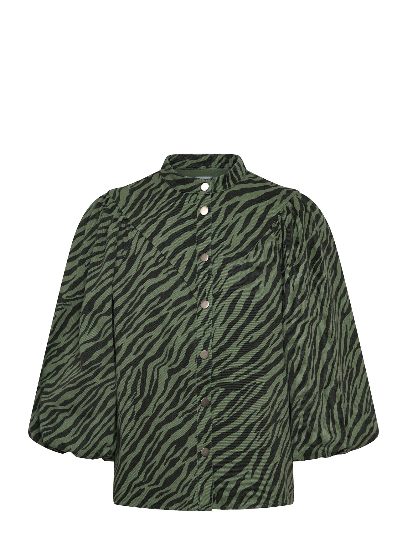 Minus Msolenna Shirt, 38, Green, Skjorter > Kortærmede, Dame