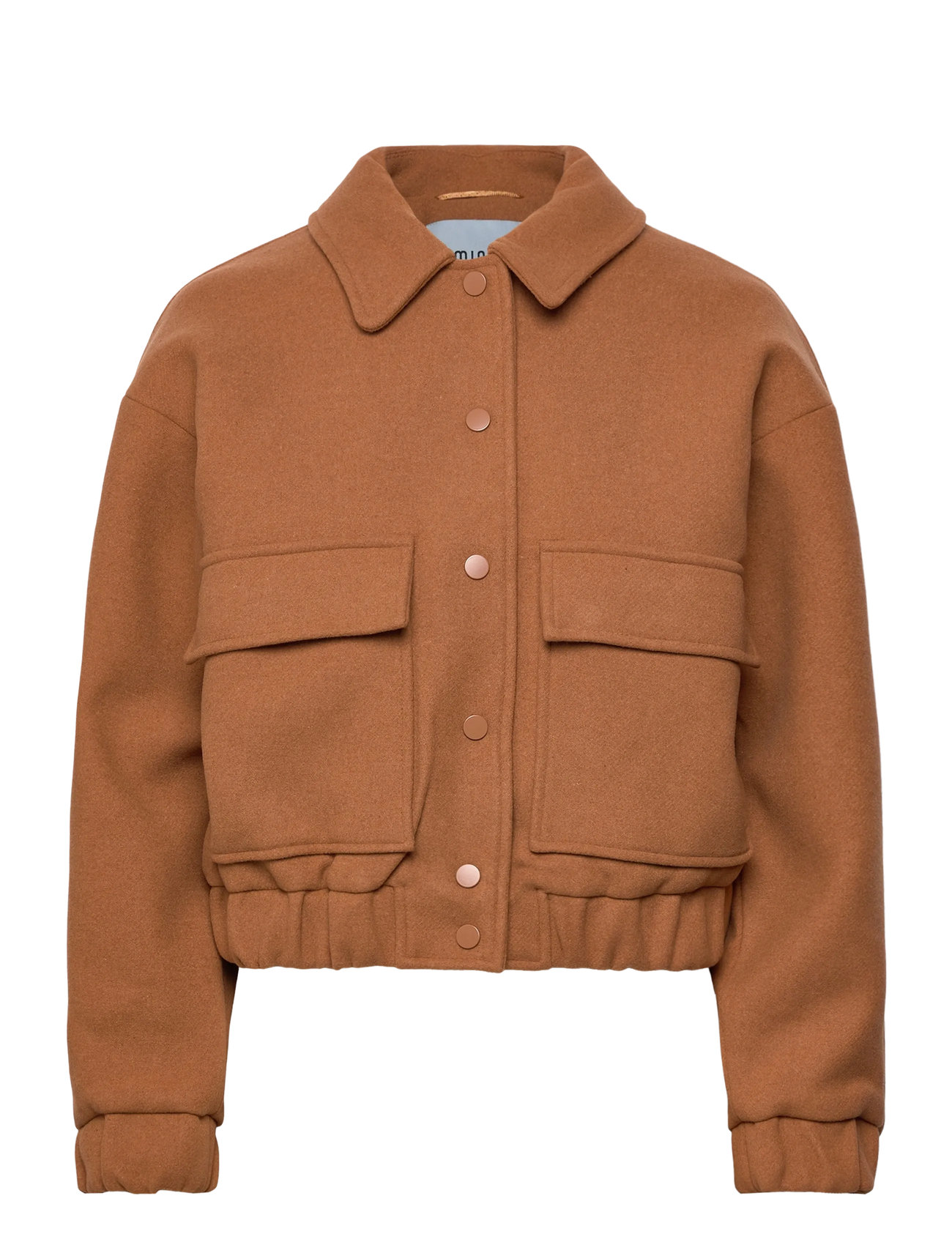 Minus Msjinna Bomber Jacket, 38, Brown, Jakker > Bomberjakker, Dame