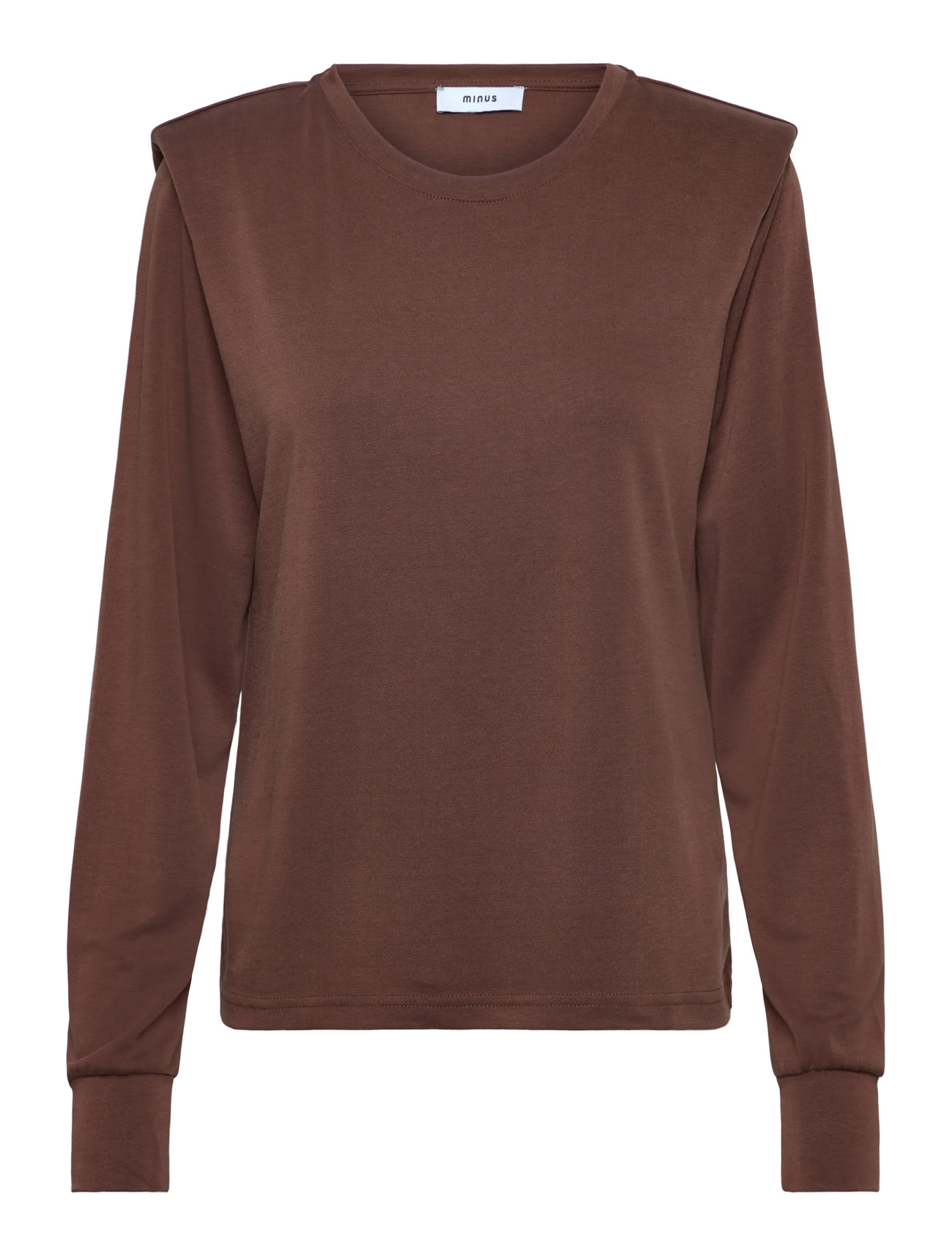 MINUS Msenja Lange Ärmel Modal Oberteil Braun - S - Damen