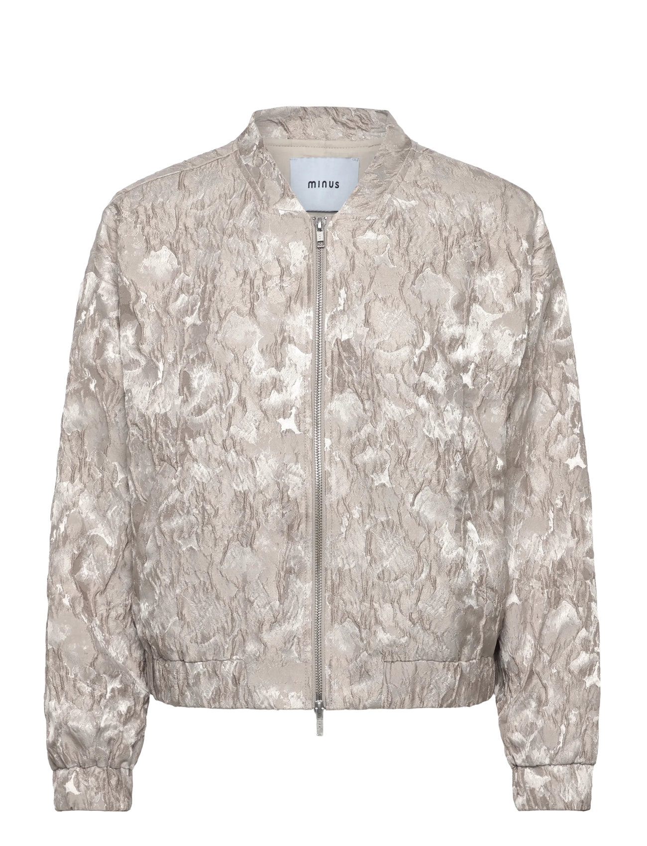 Minus Msmirelle Short Jacket, 42, Grey, Jakker > Bomberjakker, Dame