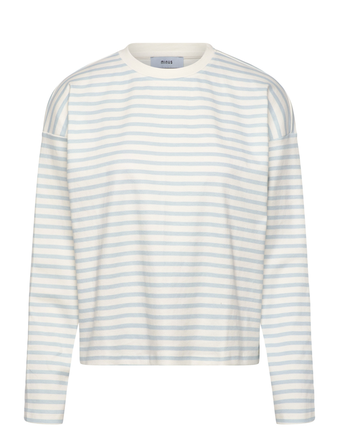 MINUS Msdenisa Gestreift Lange Ärmel T-Shir Blau - XS - Damen