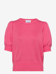 Liva knit tee - trøjer - pink flamingo