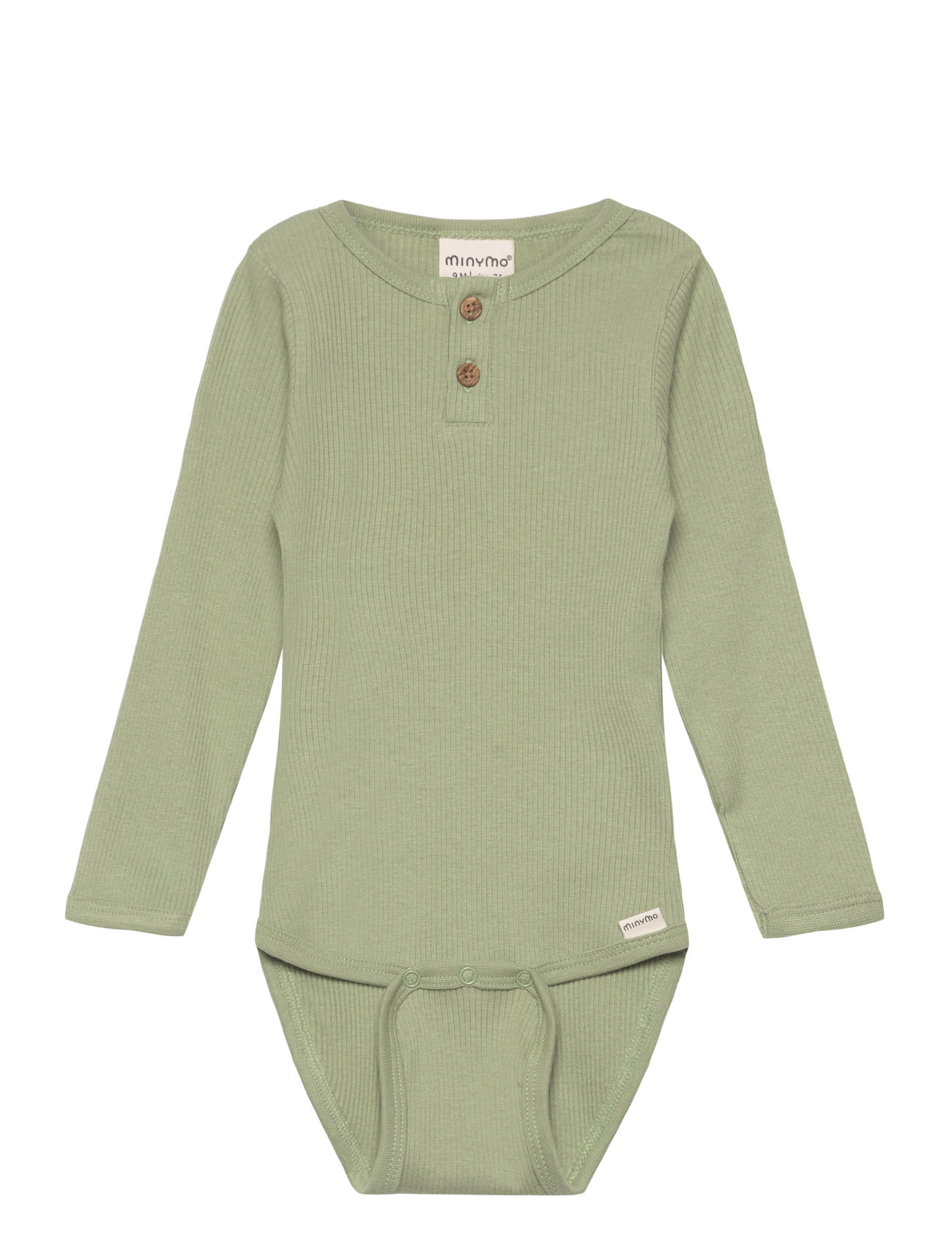 Body Ls Rib Green Minymo 155291
