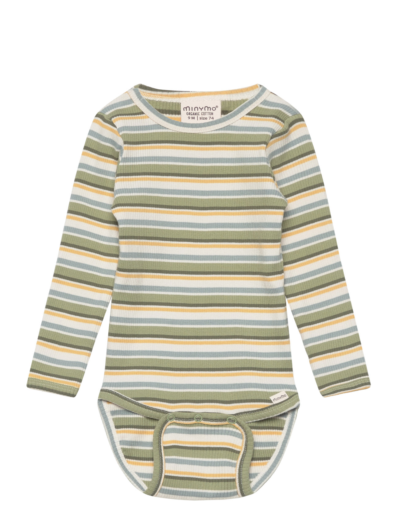 Body Ls Y/D Rib Green Minymo