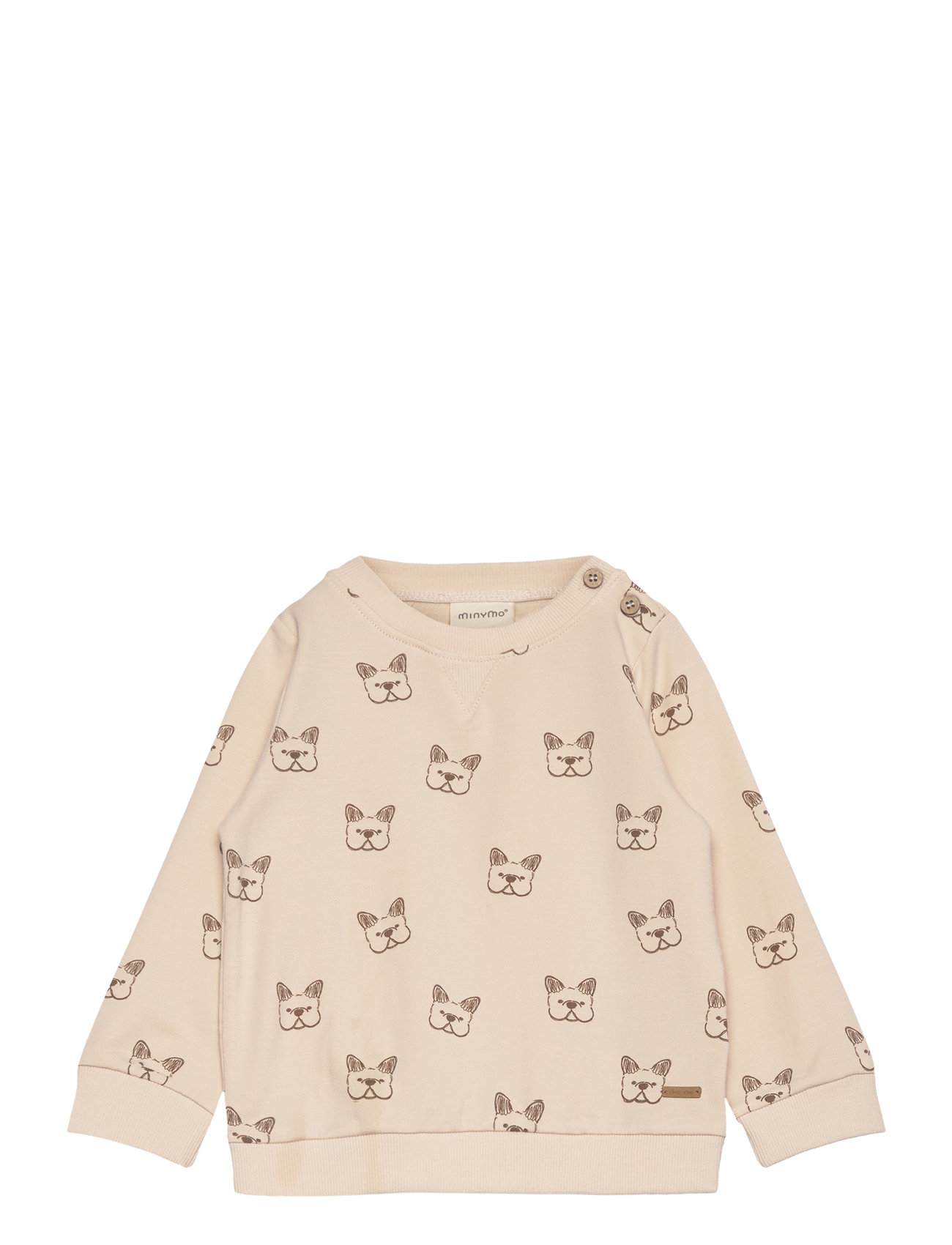 Sweatshirt Ls Aop Beige Minymo 183268