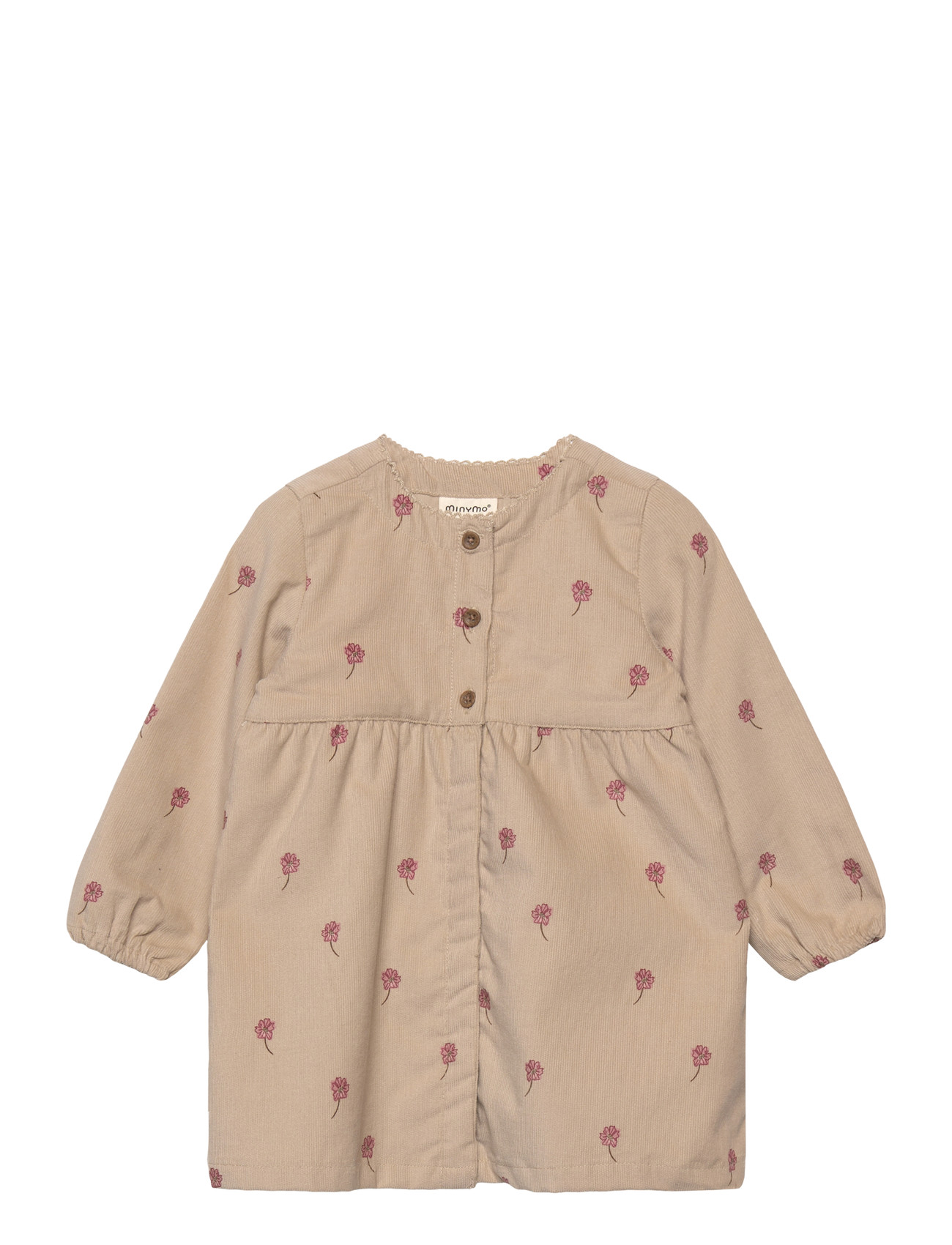 MINYMO Kleid Kordsamt W. Lining Beige - 68 - Kinder