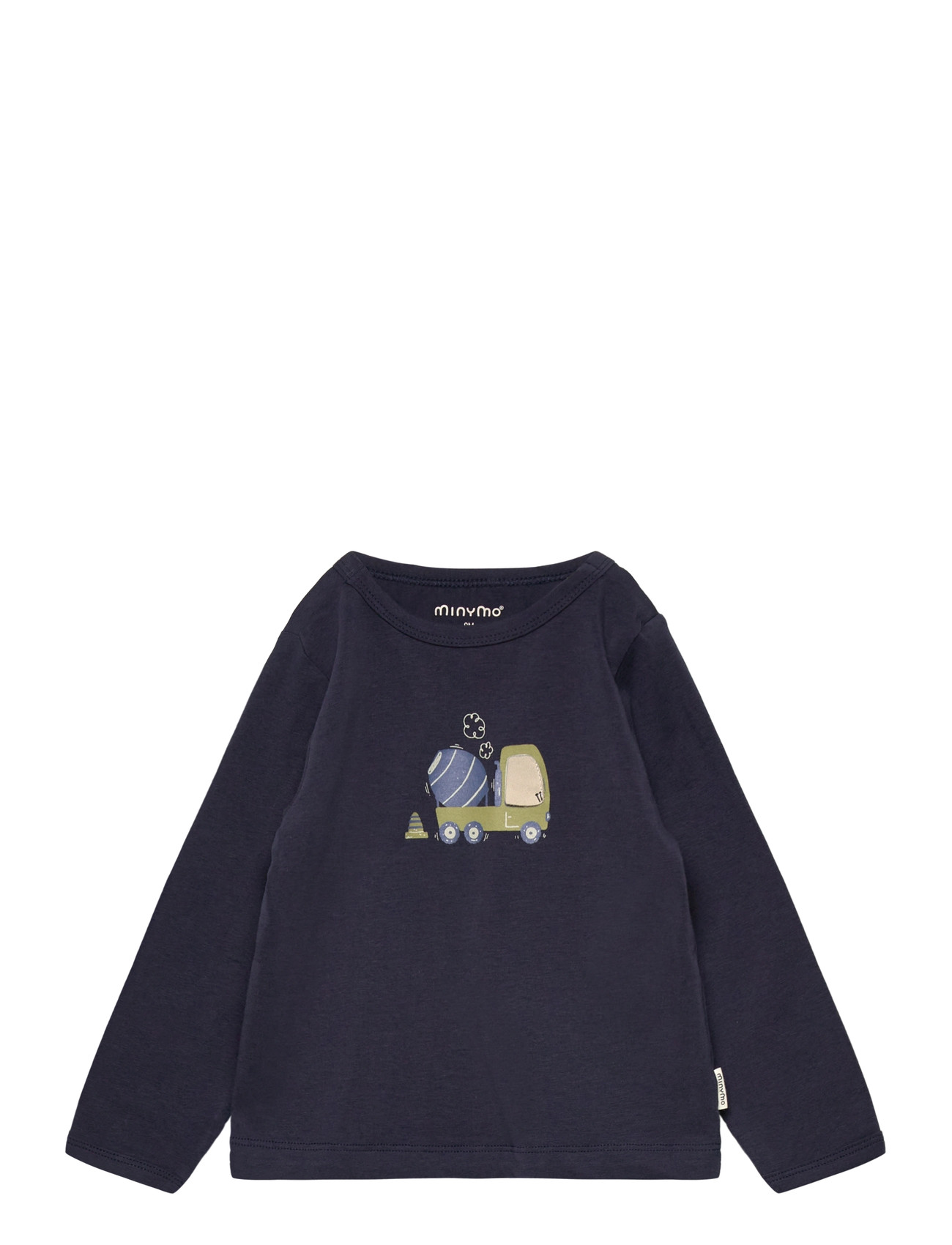 Minymo T-Shirt Ls, 56, Navy, T-Shirts > Langærmede T-shirts, Børn