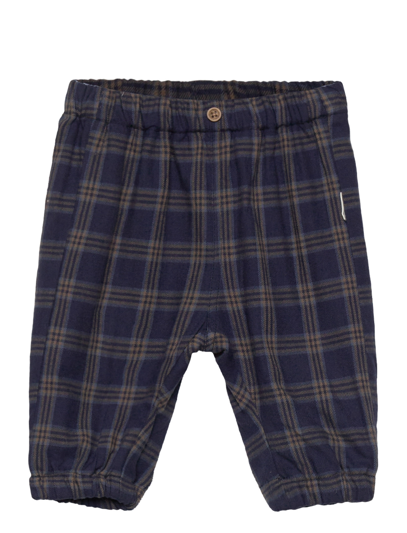 MINYMO Hosen Check Navy - 50 - Kinder