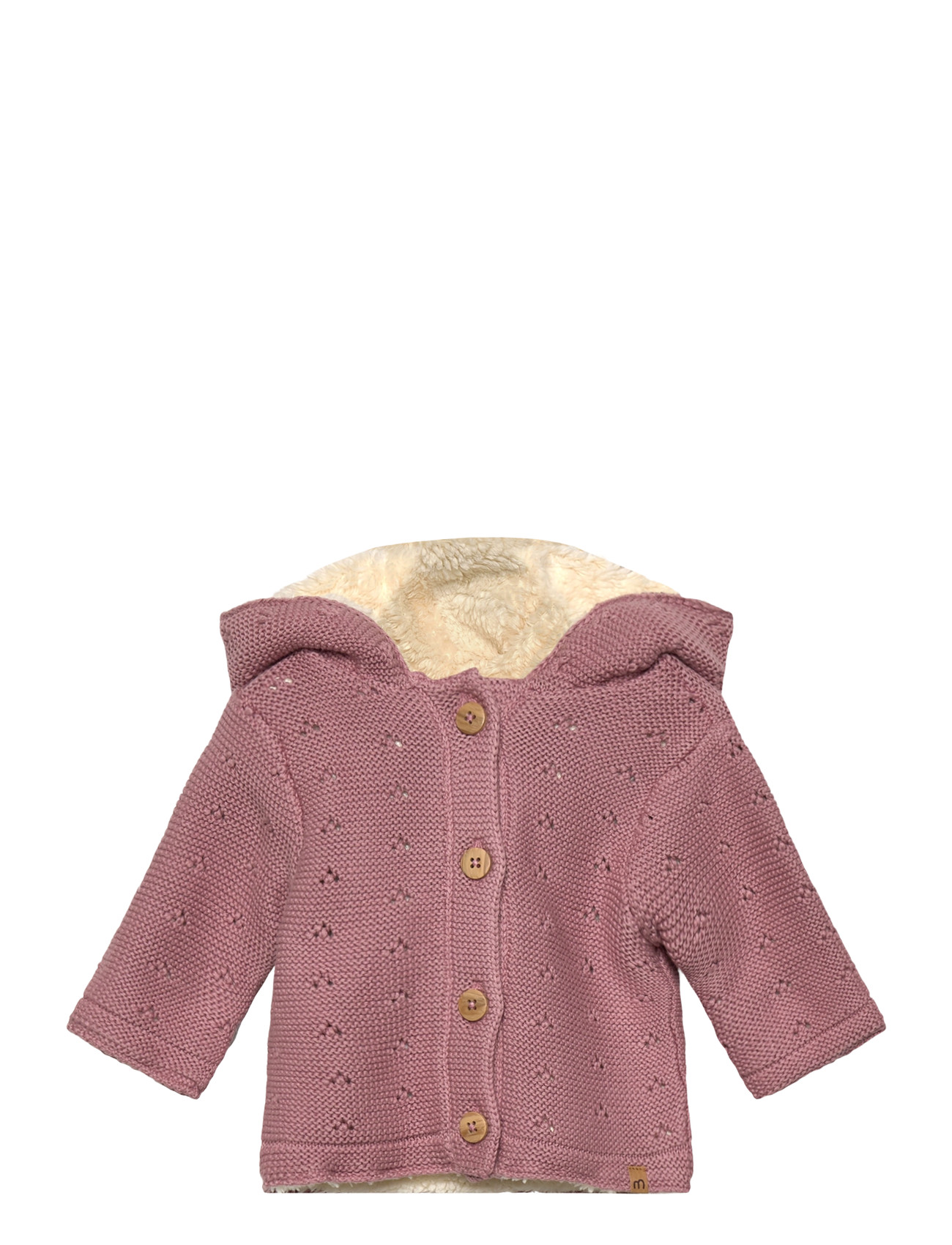 MINYMO Jacke Knit W. Teddy Lining Pink - 50 - Kinder