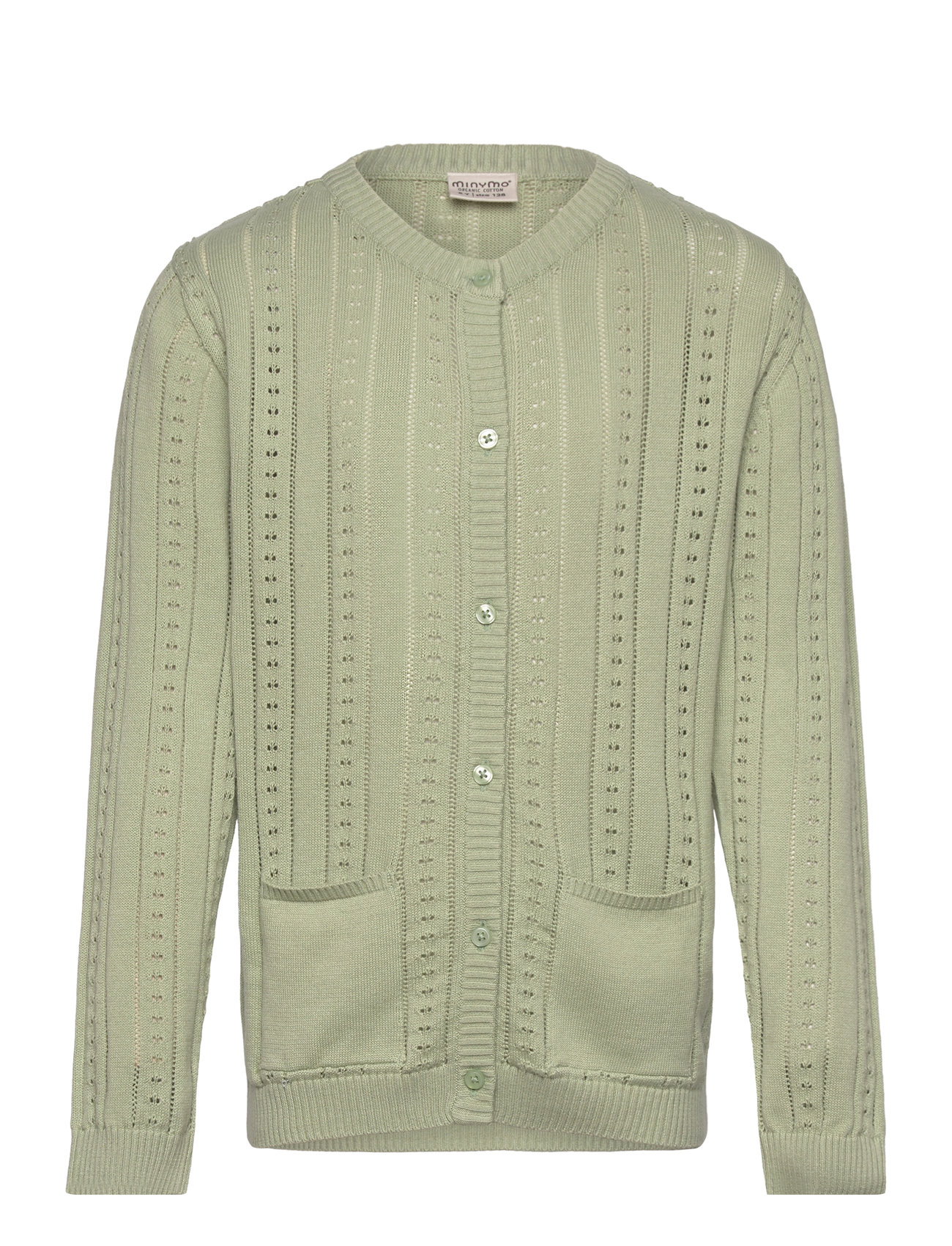 Cardigan Ls Knit Green Minymo