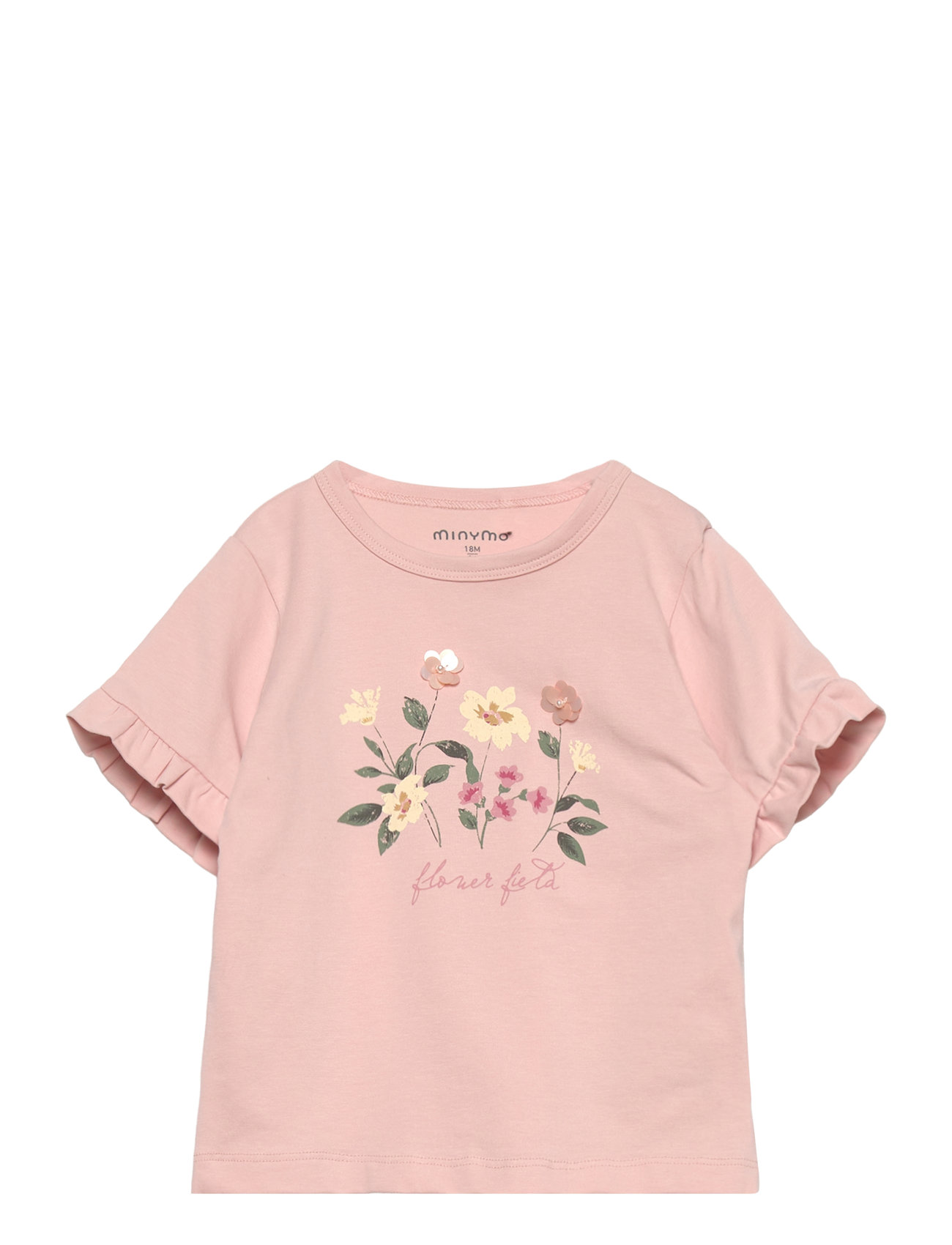 T-Shirt Ss Pink Minymo 191282