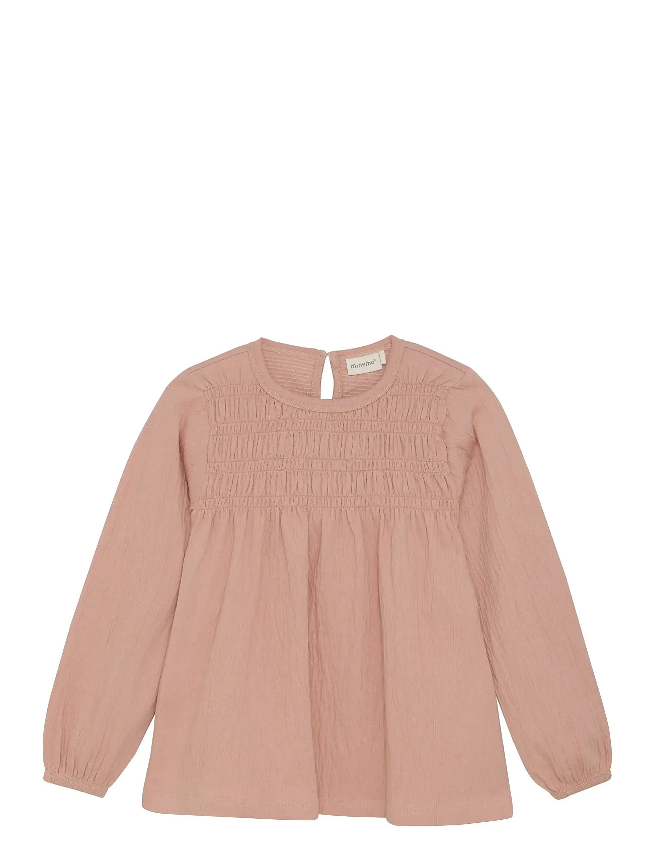 Minymo Blouse Ls, 116, Beige, Bluser > Langærmede, Dame