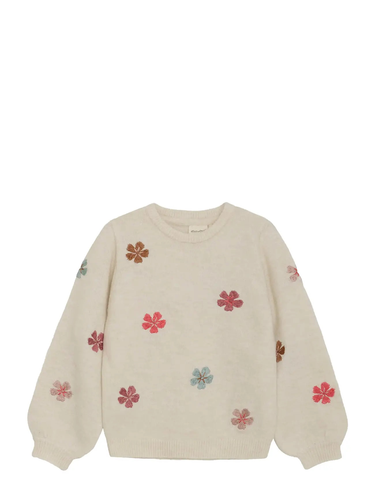 MINYMO Pullover Knit Beige - 128 - Kinder